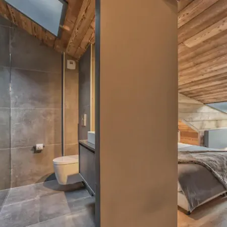 펜션 Chalet Roand A Centre *